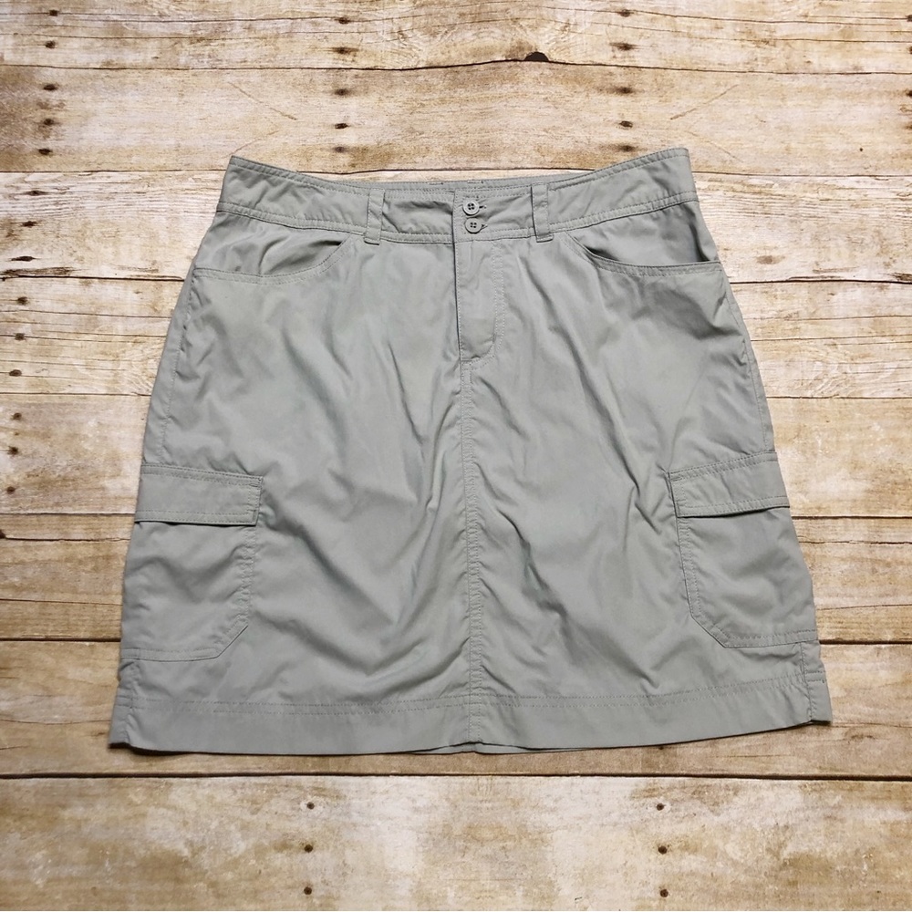 Patagonia Solimar Nylon Cargo Skirt Khaki